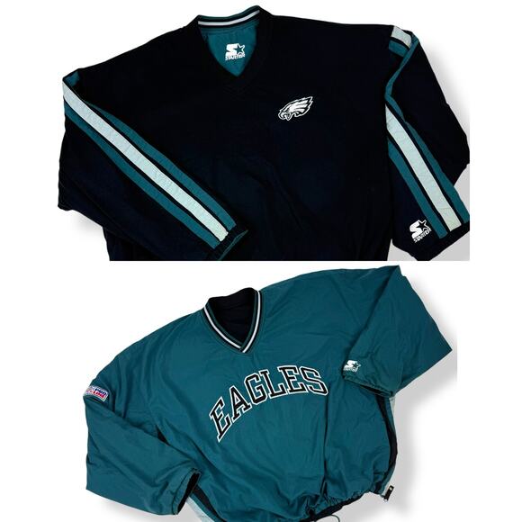 STARTER Other - Vintage reversible STARTER EAGLES NFL PROLINE pullover jacket